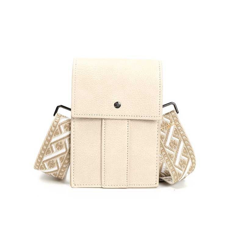 Crossbody telefoontasje voor elke gelegenheid Naturel